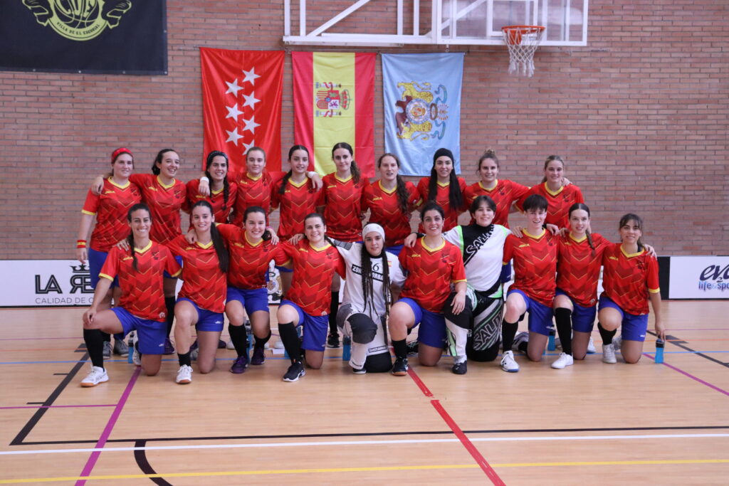 Selección española femenina de floorball.